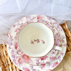 フラワーリース誓いと願い　ティートリオ・ブルー&ピンク 3枚目の画像