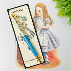 不思議の国のアリス」【アリス】ライトブルー ボールペン ペン・筆記