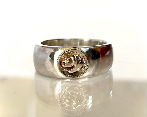 2137 シルバーリング リーフモチーフ レリーフ k10コンビ 14号 SILVER K10 コンビリング 指輪・リング e.l.t. 通販 15500787