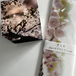 夜桜（満月）（充電式）＆　一筆箋”さくら”（Creema限定、福袋） 2枚目の画像