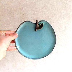 《春の福袋》陶のケーキ皿2点セット【爽やかほっこりんご】 12枚目の画像