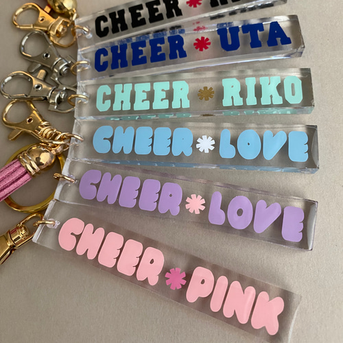 h♡　 チャーム付きチアユニフォームキーホルダー キーホルダー・ストラップ - CHEER UP SHOP｜チアグッズ チア
