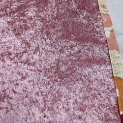 大花柄　ピンク　タロットクロス　リーディングマット 5枚目の画像