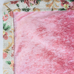 ゴブラン調　ピンク花柄　タロットクロス　リーディングマット 5枚目の画像