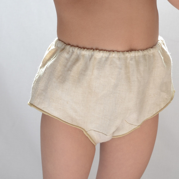 3枚組】こども用ふんどしパンツ ヘンプ100% ボクサータイプ ヘンプ