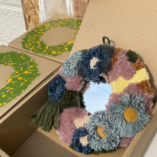 Nohara 』タフティングミラー パンチニードル プレゼント 韓国雑貨