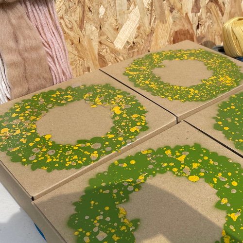 Nohara 』タフティングミラー パンチニードル プレゼント 韓国雑貨