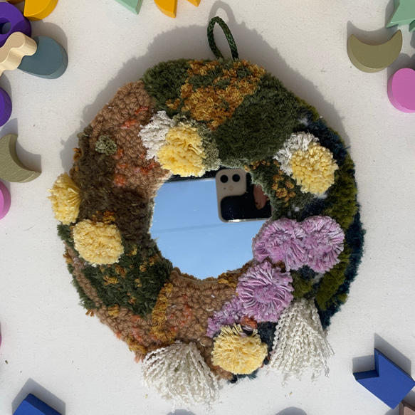 Kaitei 』タフティングミラー パンチニードル プレゼント 韓国雑貨