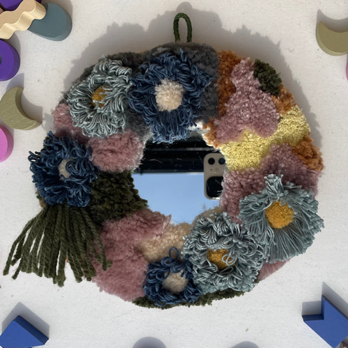 Aoharu 』タフティングミラー パンチニードル プレゼント 韓国雑貨