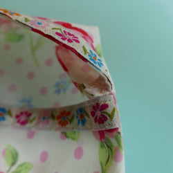 袖珍紙巾套 Liberty Angelica Gala（粉紅色）袖珍紙巾盒布配件紙巾套 第6張的照片