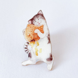 猫（ねこ） ブローチ の人気通販｜Creema(クリーマ) 国内最大の