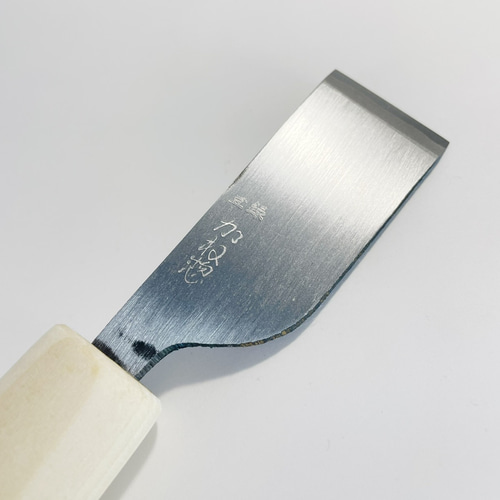 本家かね惣】革裁ち包丁 青鋼 1寸（30mm） その他バッグ 本家かね惣