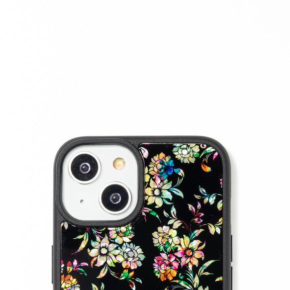 天然貝殼 ★花節黎明（高品質外殼） 珍珠母貝藝術 | 相容於iPhone/Galaxy | S24 新增！ 第4張的照片