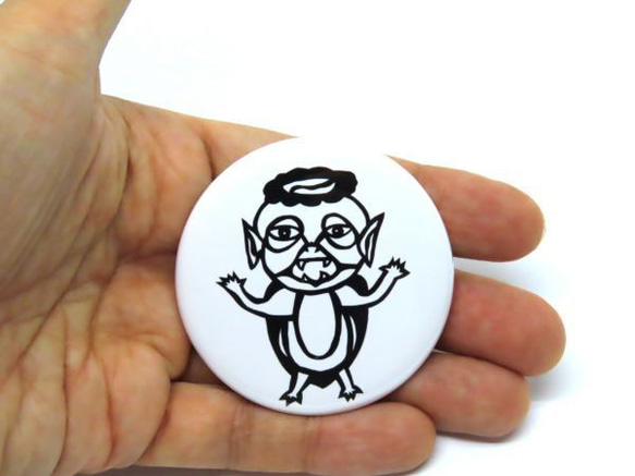 河童の絵 画図 百鬼夜行・陰『河童』 彩色版【浮世絵・妖怪】 Clear File