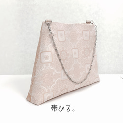 ✳︎Handbag ✳︎ハンドバッグ✳︎西陣✳︎きものバッグ✳︎パーティバッグ✳︎チェーン✳︎ 1枚目の画像