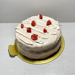 春らしいケーキ♪  ストロベリー（いちごのケーキ）【保存料着色料なし】 3枚目の画像