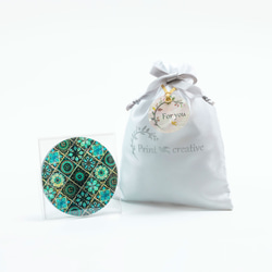 天然貝母藝術杯墊★黎明系列【1件/單品】丨推薦送禮/禮物 第9張的照片