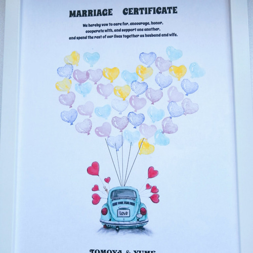 いのさ さま用♡ ウェディング 結婚証明書 ウェルカムスペース C-3 いのさ さま用♡ ウェディング 結婚証明書 ウェルカムスペース C