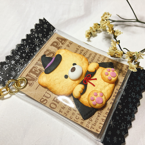 ♡なかよしくまクッキー♡チャームキーホルダーフェイクスイーツミニチュア