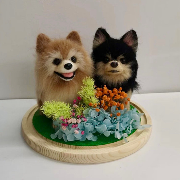 世界に一つだけのうちのミニチュア】 羊毛フェルト ふわふわ羊毛で作る