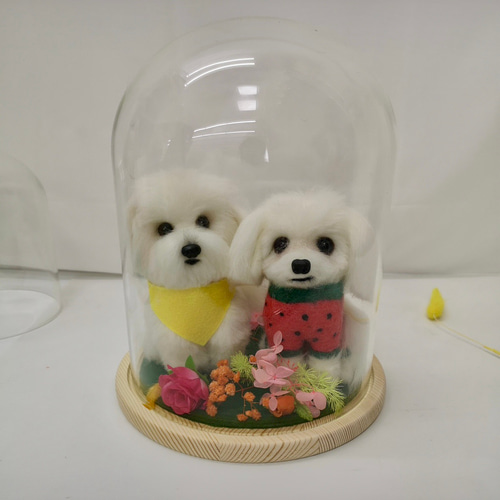 ハンドメイド 羊毛フェルト犬たち ハンドメイド 羊毛フェルト犬たち