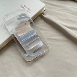 iPhoneスマホ　アートケース　曇り空 1枚目の画像