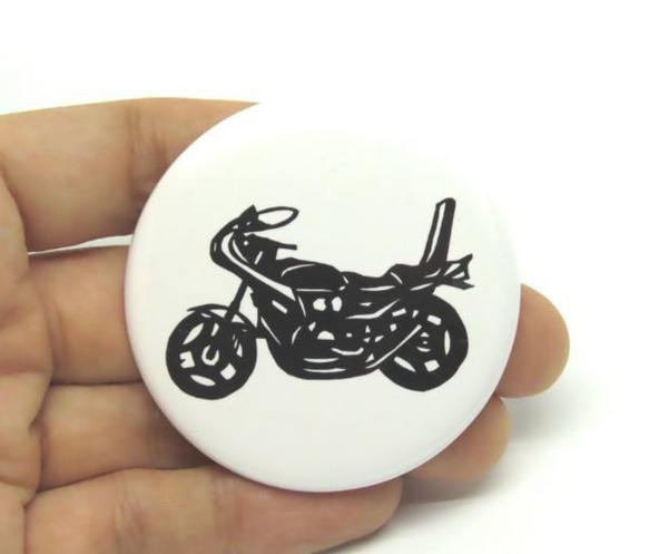 ロケットカウル 缶バッジ 切り絵 旧車會 昭和 旧車 グッズ 暴走族