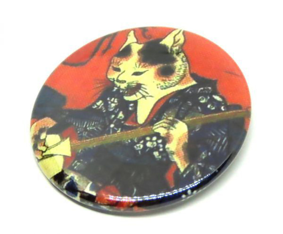 猫　三味線　歌川国芳　缶バッジ　浮世絵　グッズ 3枚目の画像