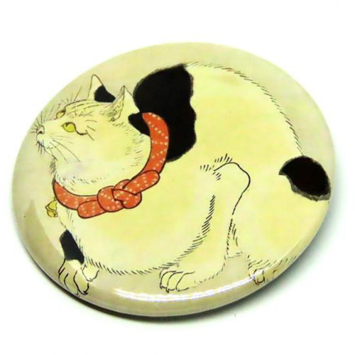 鼠除けの猫 缶バッジ 歌川国芳 浮世絵 ネコ グッズ その他