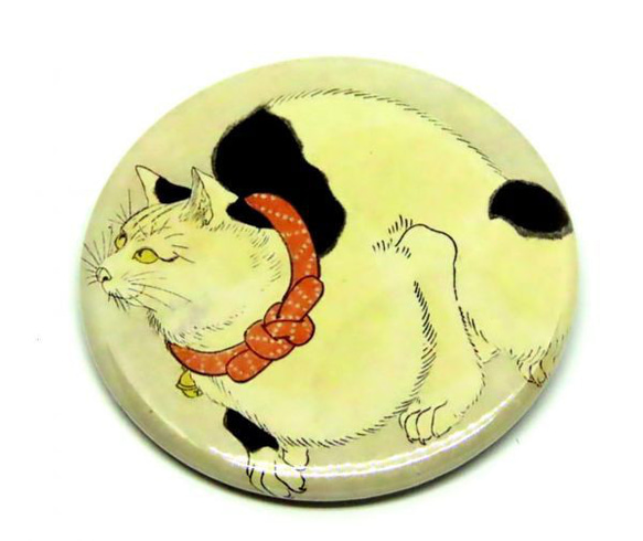 鼠除けの猫　缶バッジ　歌川国芳　浮世絵　ネコ　グッズ 2枚目の画像
