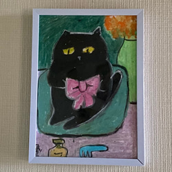 猫と蝶々アンティーク絵画 蝶と猫」 by ORITAKA｜Artmeter｜暮らしを彩るアートが、きっと