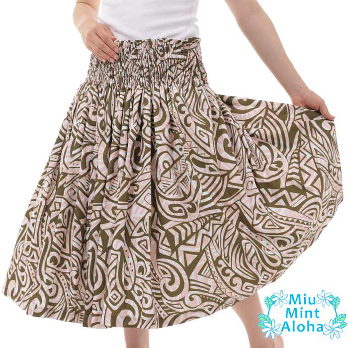 パウスカート　フラダンス　太って見えないパウスカート　受注生産および即納 p00837