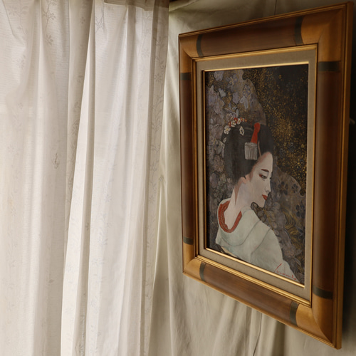 『戻り橋 （もどりばし）』 油彩肉筆画 戻り橋 （もどりばし）』 油彩肉筆画