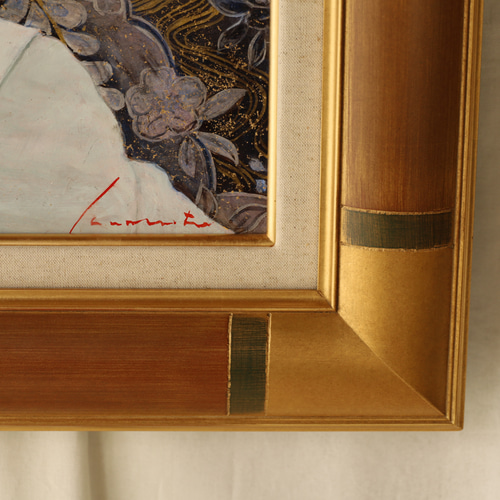 『戻り橋 （もどりばし）』 油彩肉筆画 戻り橋 （もどりばし）』 油彩肉筆画
