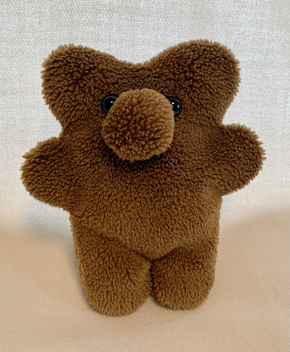 もこもこくまのぬいぐるみ ミニサイズ テディベアブラウン ぬいぐるみ