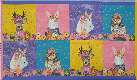 可愛いパネル生地 ハンドメイド 確認用生地 ファッション小物