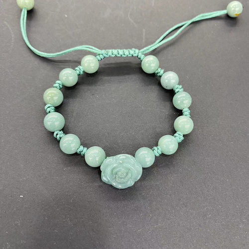 天然翡翠ブレスレット ブレスレット Fun Fun 通販｜Creema(クリーマ  