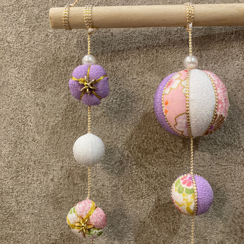 パステルカラーの吊るし雛♡＊ 壁掛けラック・ウォールシェルフ saki _