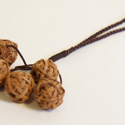 山葡萄 手作り ストラップ チャーム アクセサリー 手作り かご