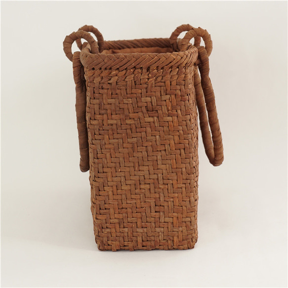 山葡萄　籠　カゴ　かごバック　やまぶどう 細ひご 中布と内ポケット付き 