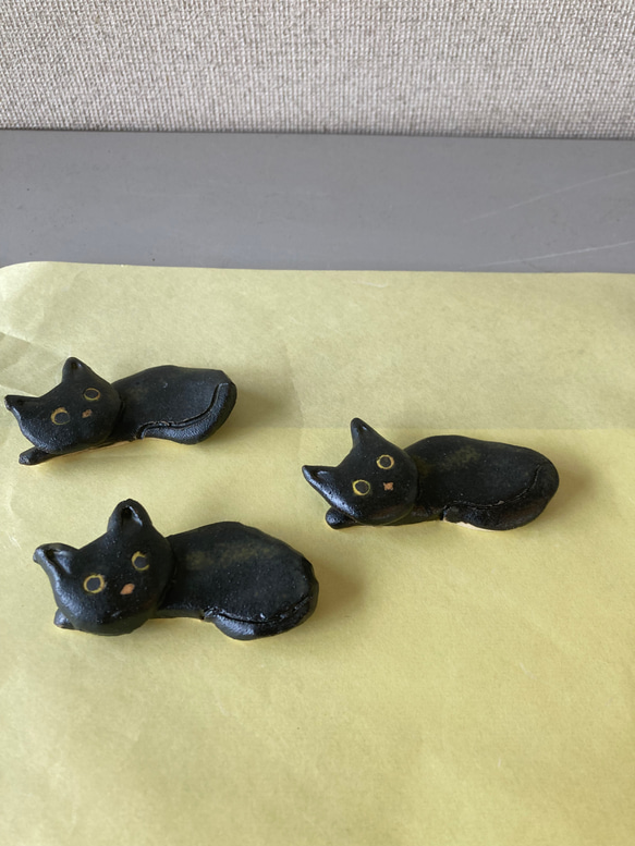 黒猫の箸置き 4枚目の画像