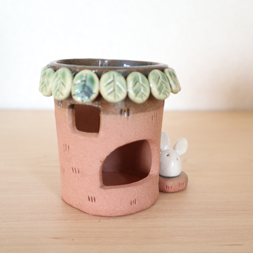 陶器のペン立て(一品物) fm22zk0426.jpg