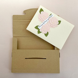 八重桜の寄せ書きカード・メッセージカード・小箱付き / 春・送別・ウェディング・卒業 14枚目の画像