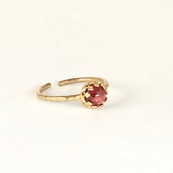 GARNET crownring  〜size free〜 2枚目の画像