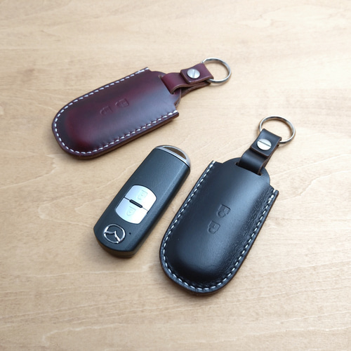 スマートキーカバー マツダ クロムエクセル レザー キーケース SKC