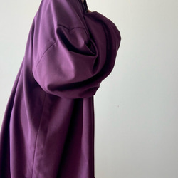 着物風ガウン　紫×インスピレーション 5枚目の画像
