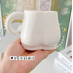 クリエイティブ突っつい腹カップ高価値手ピンチ腹セラミック カップ ミルク コーヒー カップ手作りセラミック カップ マグカップ 3枚目の画像