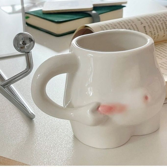 クリエイティブ突っつい腹カップ高価値手ピンチ腹セラミック カップ ミルク コーヒー カップ手作りセラミック カップ マグカップ 1枚目の画像