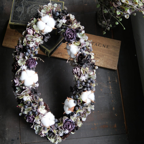 No138 秋冬カラー ミックスベリー フラワーリース⸜❤︎⸝‍ ベリーリース | bloomish