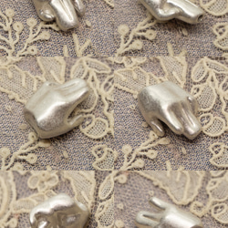 人形たちの花園ブレスレット　ルビー　silver925 8枚目の画像